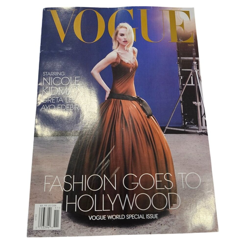 Vogue Magazine November 2025 Special Issue Nicole Kidman Fashion Hollywood